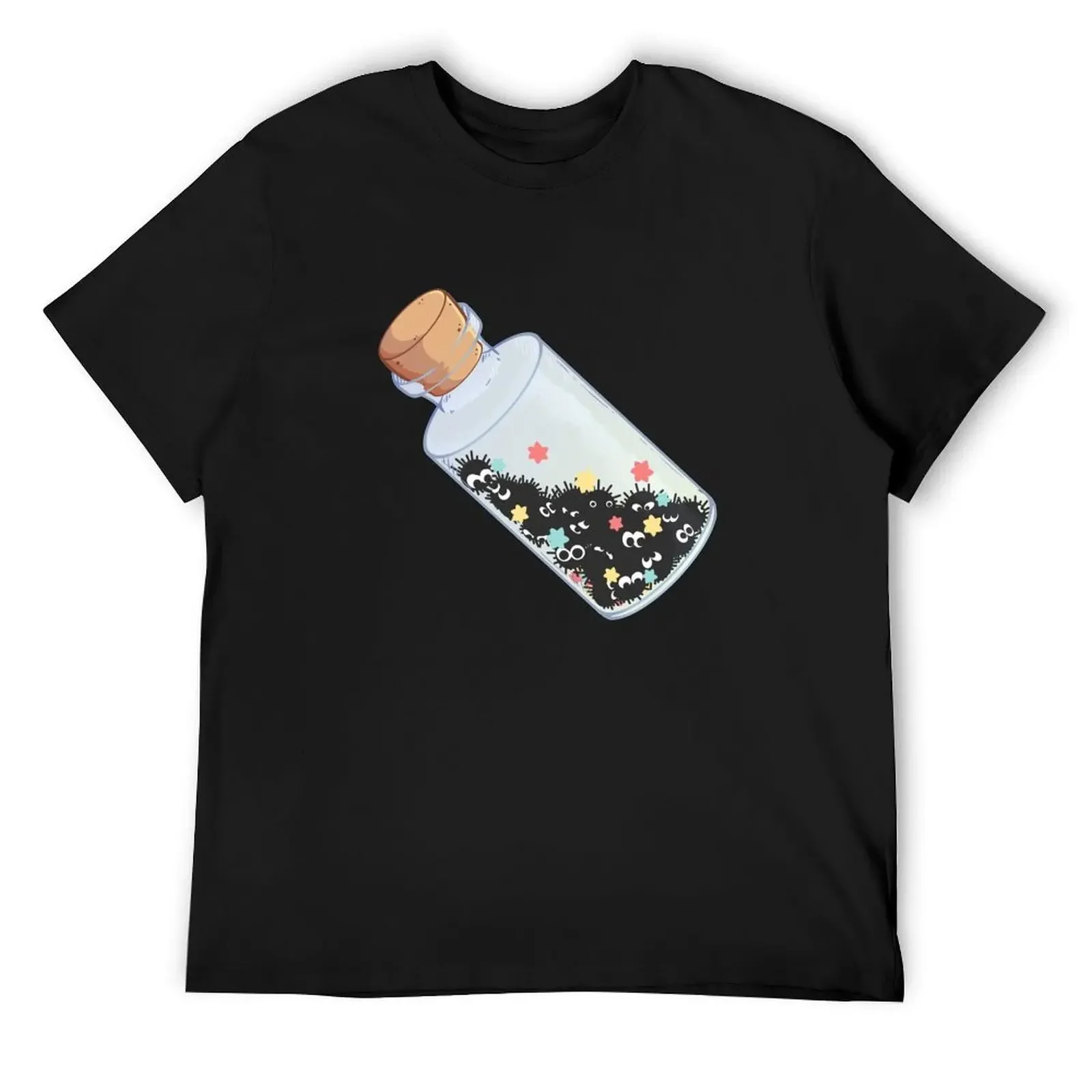 

Soot Sprites stuck in a jar T-Shirt Aesthetic clothing cotton graphic tees blanks mens graphic t-shirts big and tall