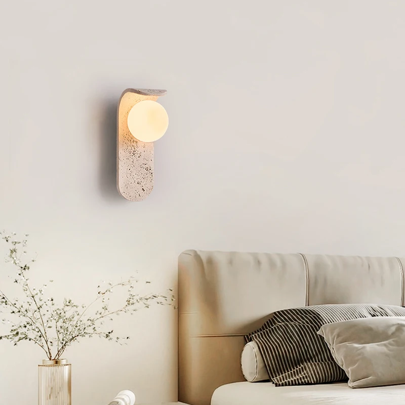 Nordic Stylish Wall Lamps Stone LED Chandeliers Art Home Decoration for Bedroom Sofa Corner Staircase Corridor Lighting Fixture
