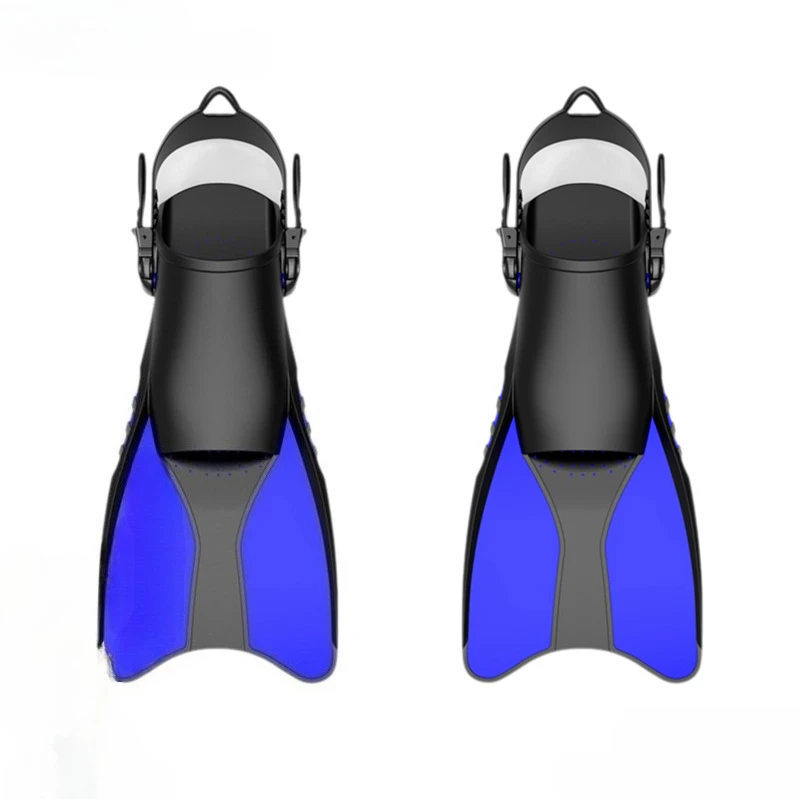 

Ласты для дайвинга Регулируемые лягушки, профессиональное бесплатное снаряжение для подводного плавания, длинные ласты для тренировок для взрослых