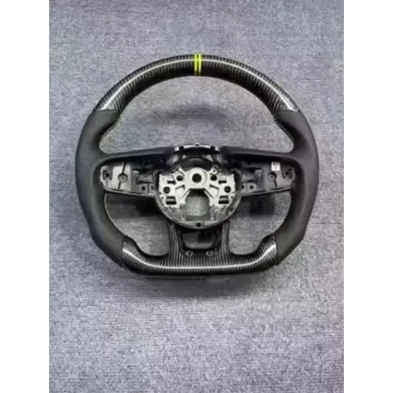 2023 nk Co 03 Plus Sports Carbon Fiber Yellow Stitching Steering Wheel