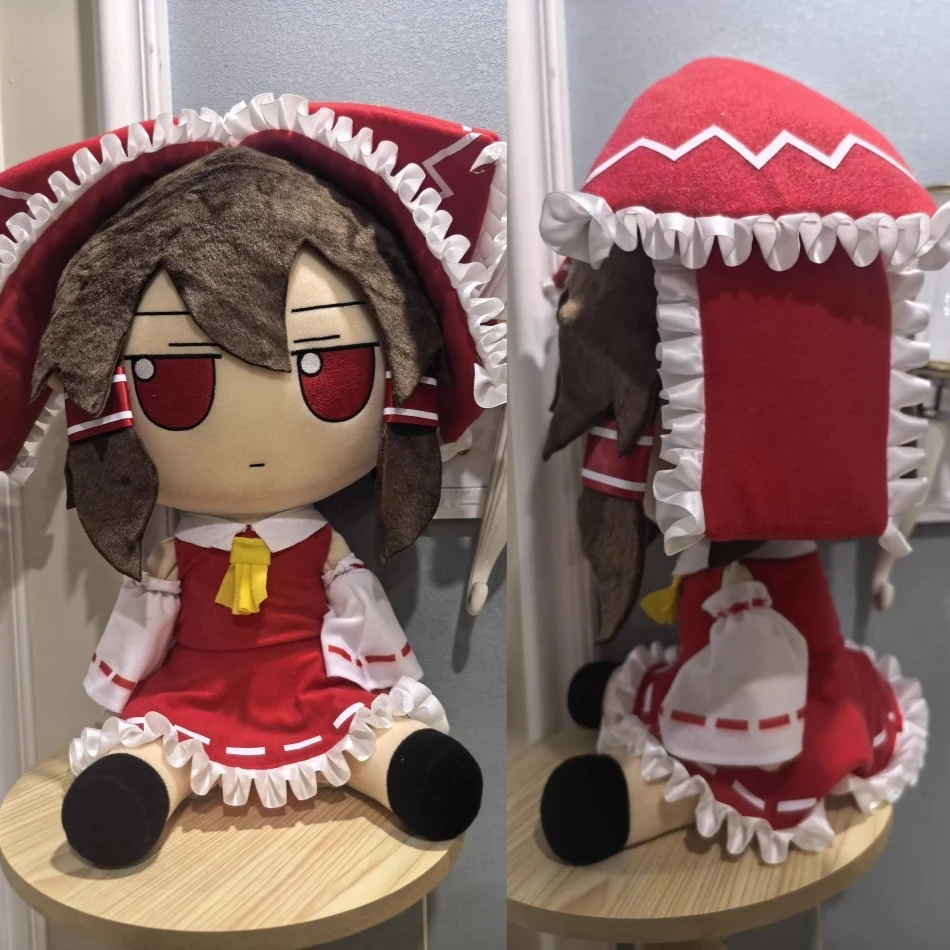 

Hakurei Reimu Touhou Project Fumo плюшевая милая сидячая поза кукла мягкие игрушки подушка 45 см подушка подарок на Хэллоуин
