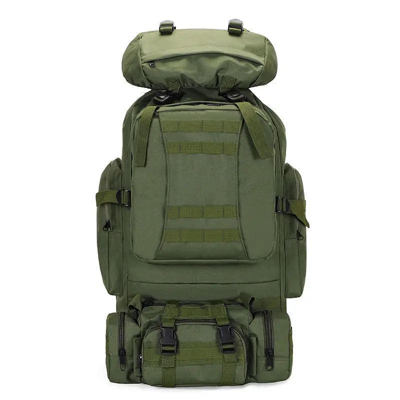 

Large capacity outdoor 80L combination backpack removable sports hiking backpack camouflage mountaineering backpack