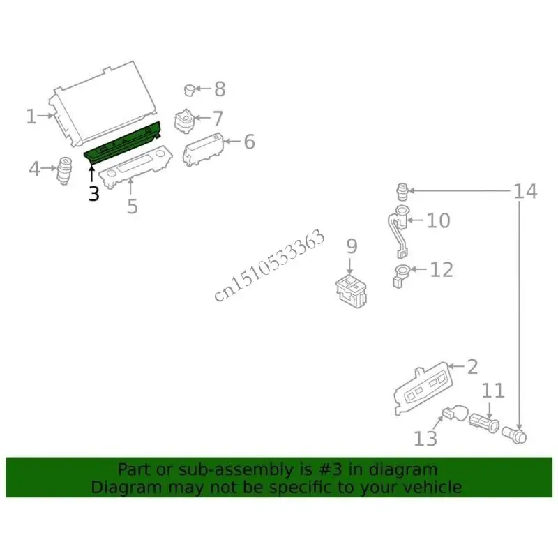 090E سيارة ردود فعل متقدمة تعمل باللمس التحكم مناسبة لموديلات السيدان المتميزة تقنية تغيير الوضع السلس 4K0925301B #5