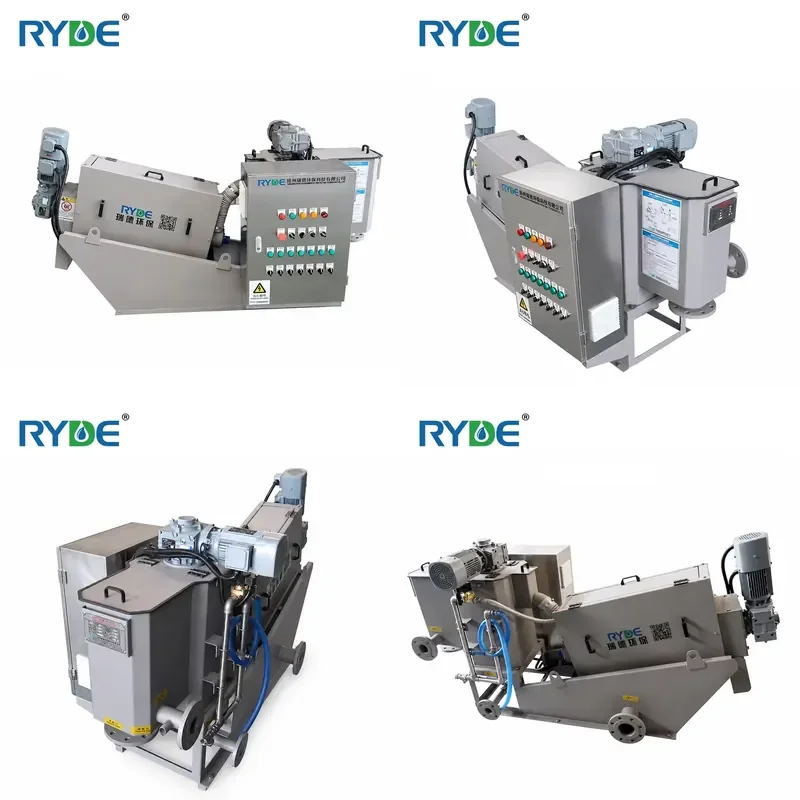 Manufacturer Supplier Sludge Dewatering Machine Multi-Disc Spiral Press Dewatering Machine Slurry Dryer