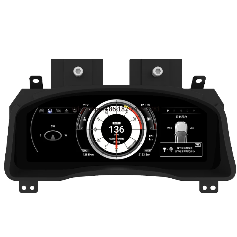 

12.3 Inch Car Speedometer Panel Cluster Modification Kit Dashboard Linux System Car Digital Display for .. 2004-2009