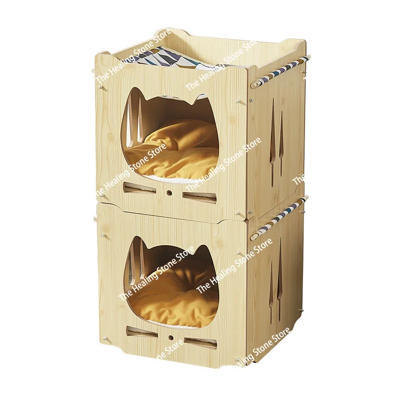 Cat Nest Four Seasons Stackable Cat Bed House Furniture House Pet Supplies Cat Hammock