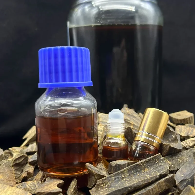 Baiqi Nan Essential Oil/Agarwood Raw Material Extraction Pure Natural Process Purification Incense Smear Wrist Lasting Fragrance