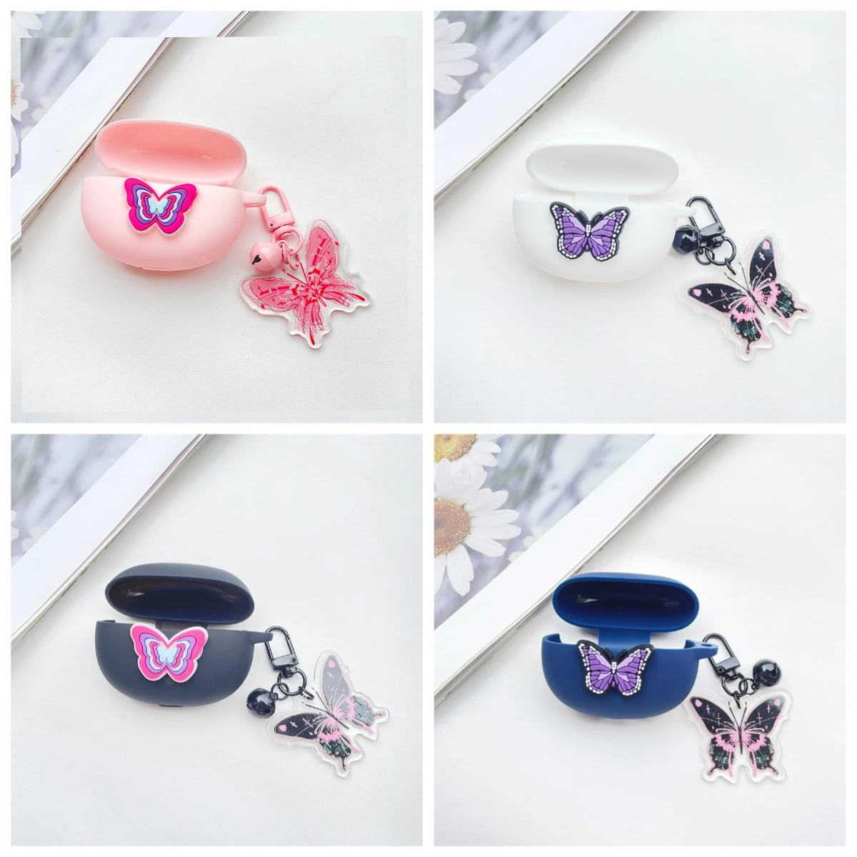 Чехол для OPPO Enco Air/air2/Air 2i/BUDS 2, модный красочный силиконовый чехол для наушников для OPPO Enco Air 2i, чехол