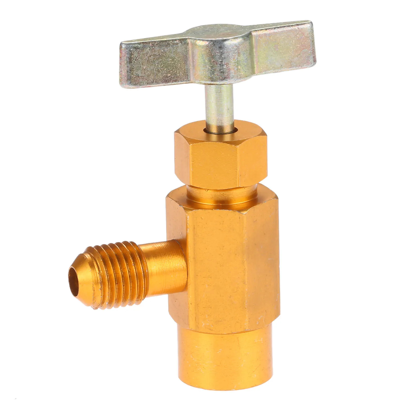 R134A Self-Sealing Manual Refrigerant Can Tap Dispenser Bottle Opener Valve Tool with 1/2\