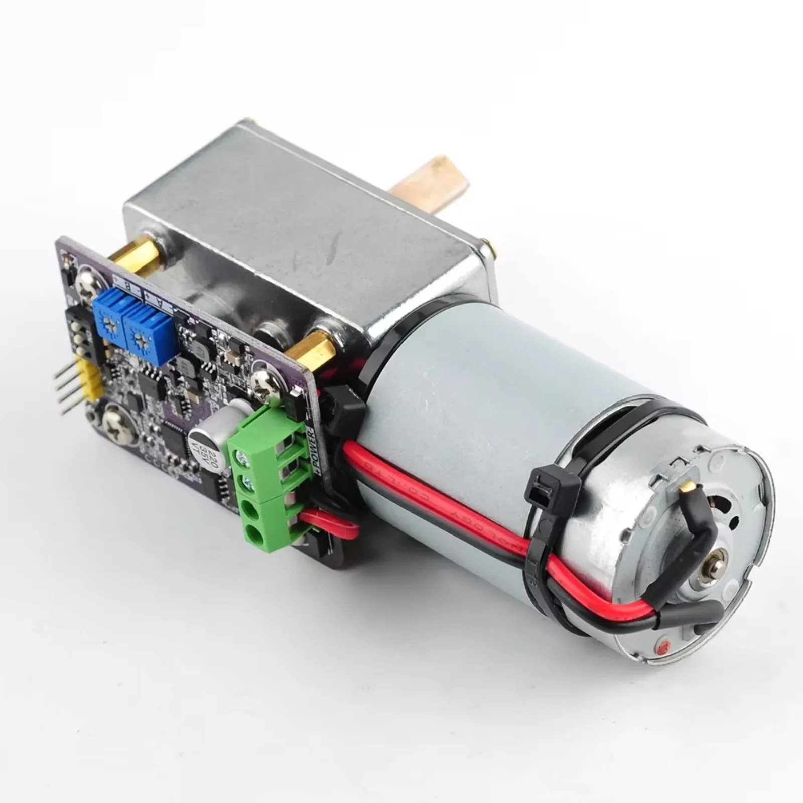 ASME-SQ 120kg.cm High Torque Servo Worm Shaft Power Off Self-Locking Magnetic Encoder Servo for Robot Arm Valve Control Camera