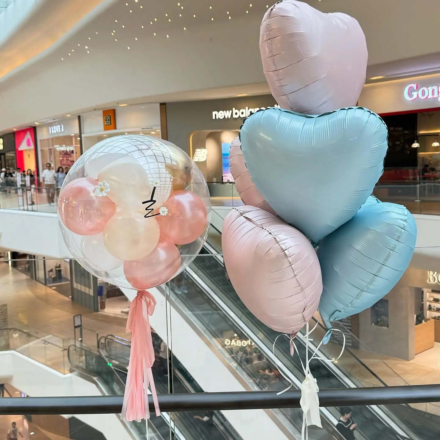 12 Stück 45,7 cm rosa grüne herzförmige Folien-Heliumballons für Babyparty, Hexe, Motto, Geburtstag, Jahrestag, Party-Dekorationen – Detail 15