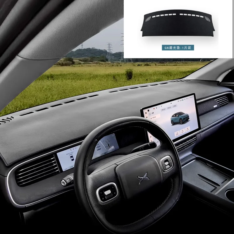 

Для Xiaopeng G6 кожаная защитная накладка на приборную панель автомобиля, избегайте света, коврик для ковра, антибликовый солнцезащитный крем, внутренняя модификация