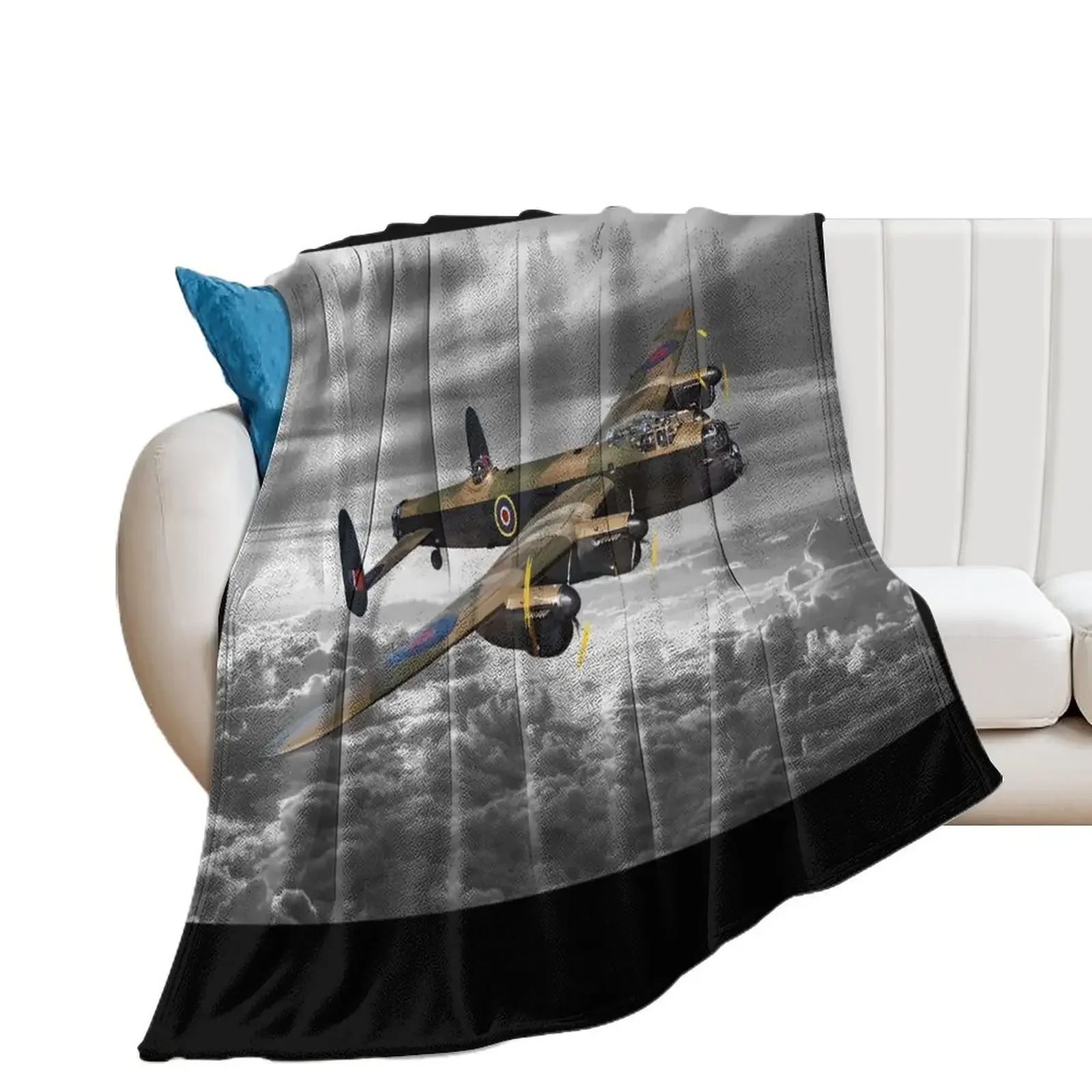 

Avro Lancaster Throw Blanket Moving for winter Thermals For Travel christmas gifts Blankets