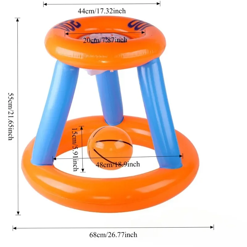 Juego inflable de lanzamiento de anillos de cactus, divertido juguete de fiesta de PVC para niños y adultos, accesorios de juego de Carnaval junto a la piscina, fiesta en la playa de verano al aire libre
