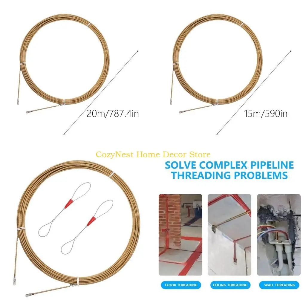 

92MF Пружинная кабельная резьба для плоской головки Организаторы, электрики WireThreader Tool