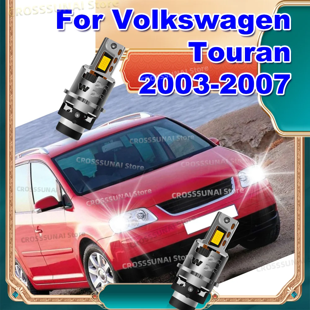 

Светодиодные фары HID Turbo Lamp Обновление ксеноновой лампы 50000LM для Volkswagen Touran 2003 2004 2005 2006 2007