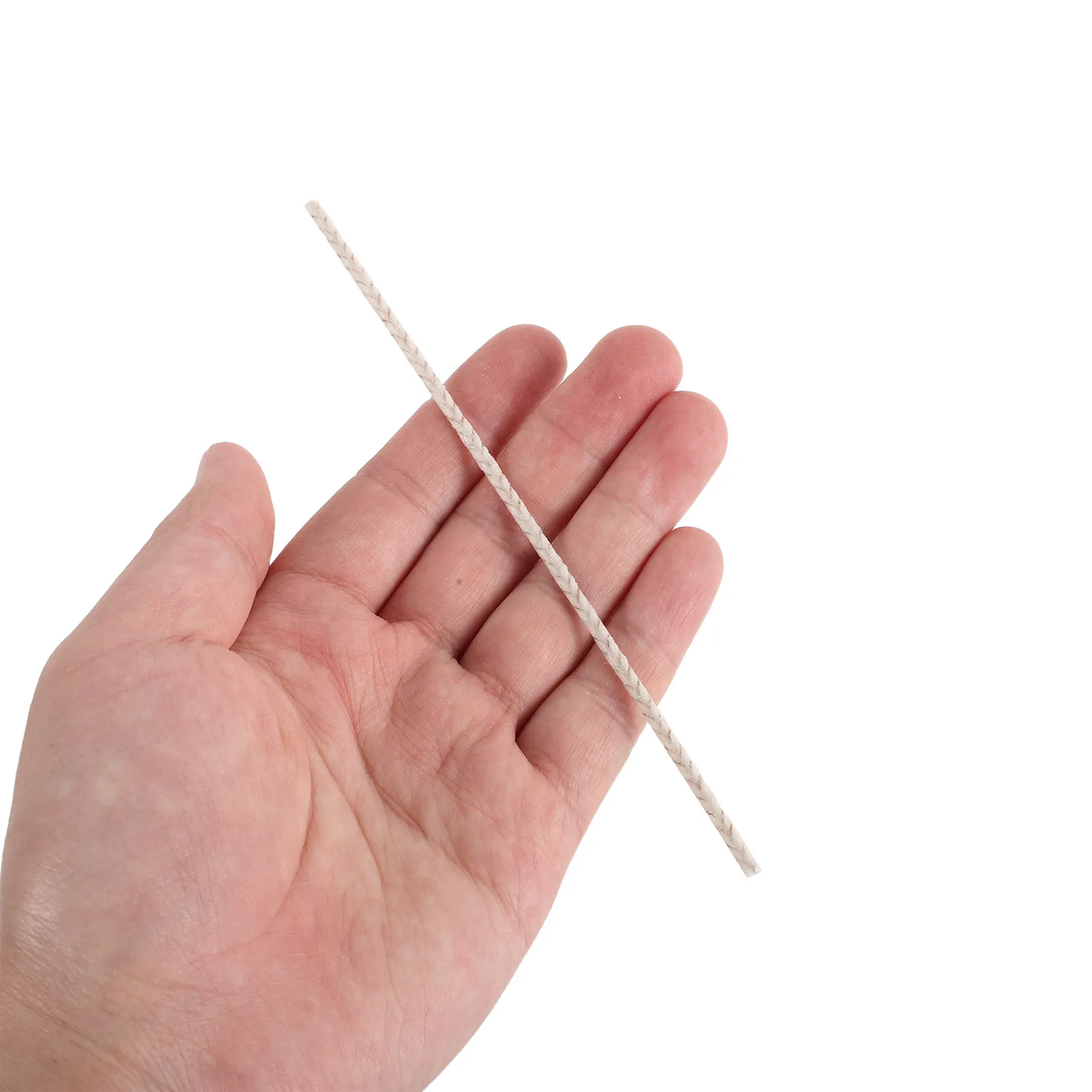 

100Pcs Cotton Paper Wicks 15Cm Smokeless Wick for Soy Wax Beeswax Aromatherapy Candles DIY Making