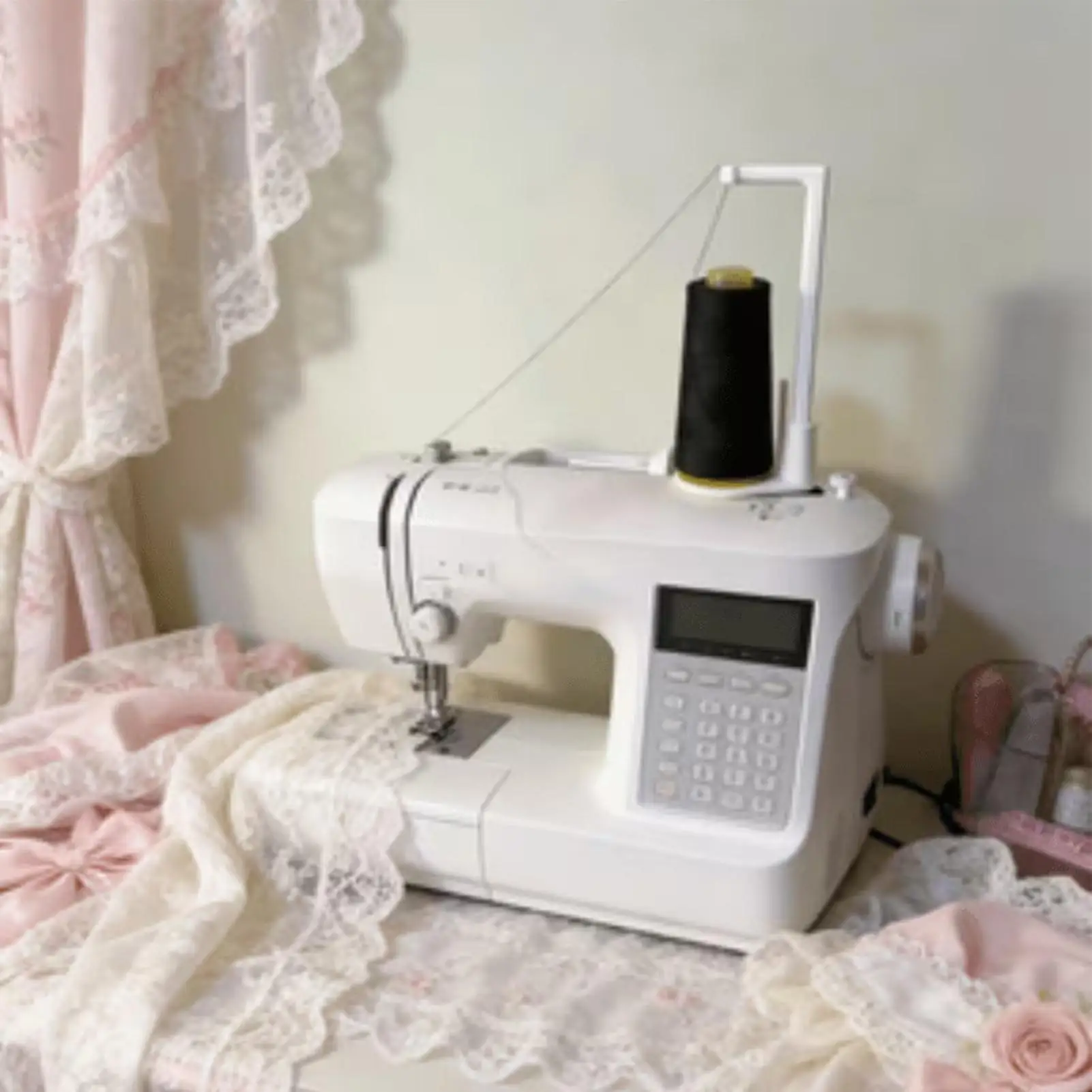 Sewing Machine Thread Stand Universal 3D Printed Winding Storage Stand Household Anti-tangle Sewing Machine Vertical Spool Rack
