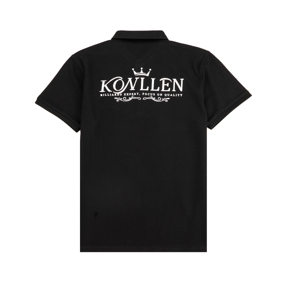 

KONLLEN Pool Cues Billiards Mens Polo T-shirt Black White Short Sleeve Male Brand teeshirt Men Summer Cotton T shirt