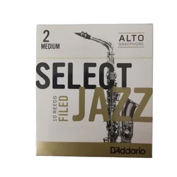 Rico by D'addario Select Jazz Alto Sax Reeds in 2-3 Soft, Medium, Hard, 1/Piece or 10/Pieces Pack Available