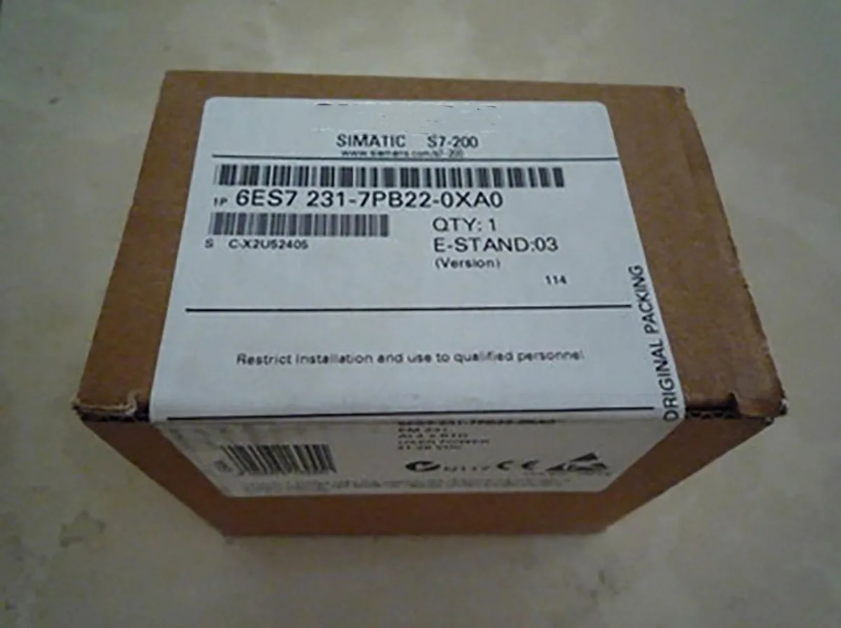1PCS 6ES7 231-7PB22-0XA0 6ES7231-7PB22-0XA0 NOVO 100% Garantia de Qualidade