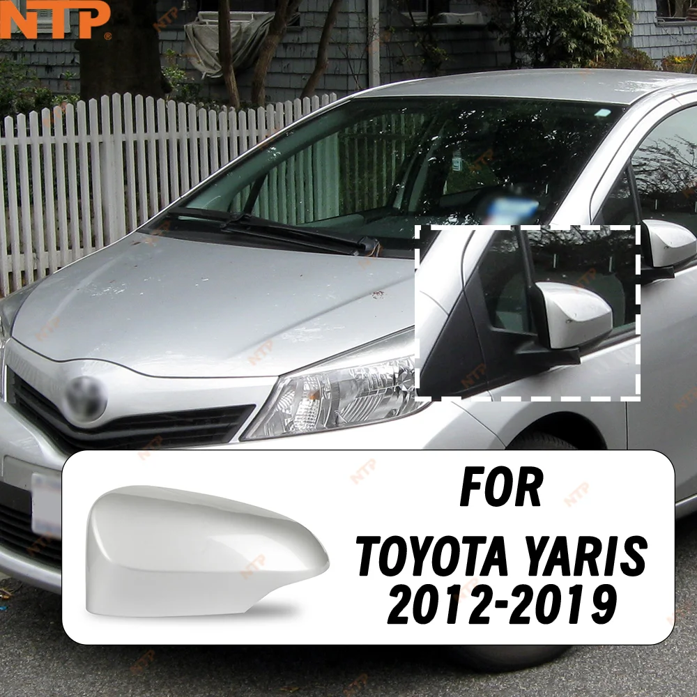 

Rearview Mirror Cover For Toyota Yaris 2012 2013 2014 2015 2016 2017 2018 2019 Models Rear Mirror Cap Car Accessories
