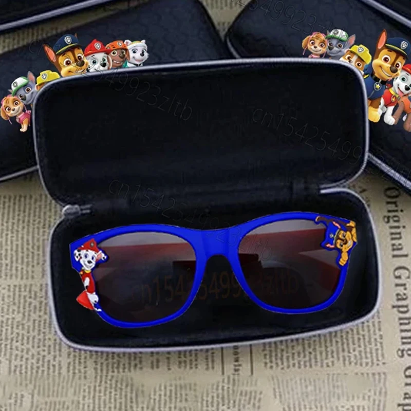 Gafas de sol de dibujos animados de la patrulla canina para niños y niñas, gafas a prueba de rayos ultravioleta, Marshall, perro de rescate, Chase,