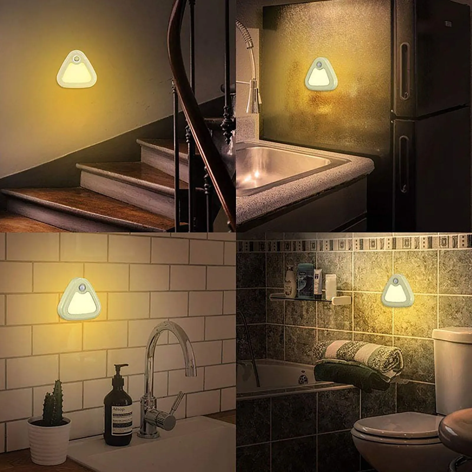 جسم الإنسان الاستشعار Led ضوء الليل بطارية لاسلكية إضاءة الخزانة خزانة غرفة النوم المطبخ أنبوب ضوء الاستشعار الذكي ليلة #2