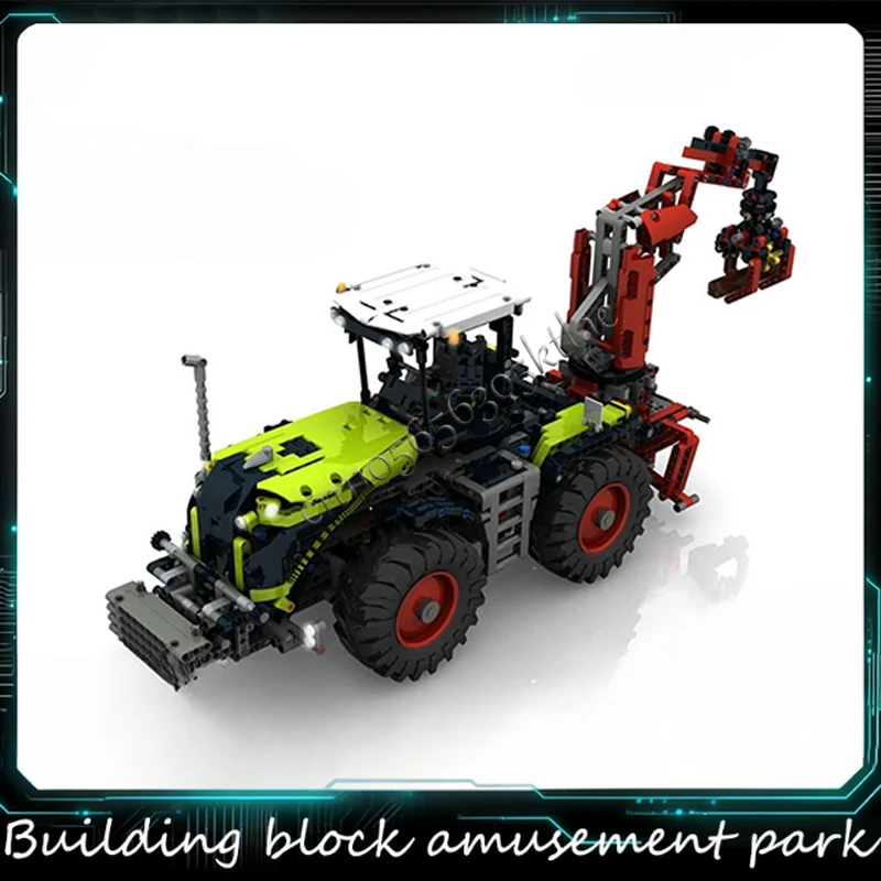 2047 Parts MOC City Engineering Heavy Duty Lifting Tractor Model Technology Building Block Creative Children Toy Christmas Gift