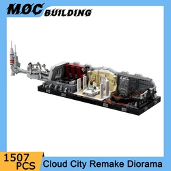 Space Movie Scene Cloud City Diorama MOC Building Blocks DIY Assembly Technology Bricks Collection Display Toys Creative Gifts