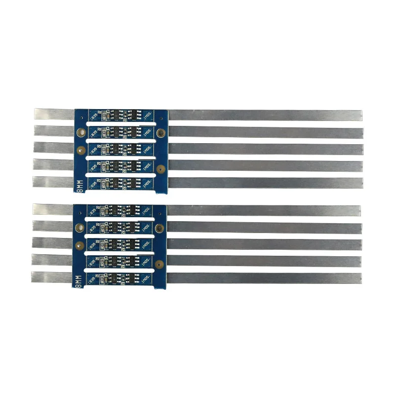 10 unids/lote BMS 1S 3,7 V 1.5A 18650 Placa de protección de carga de batería de litio con tira de níquel soldadura para herramientas eléctricas