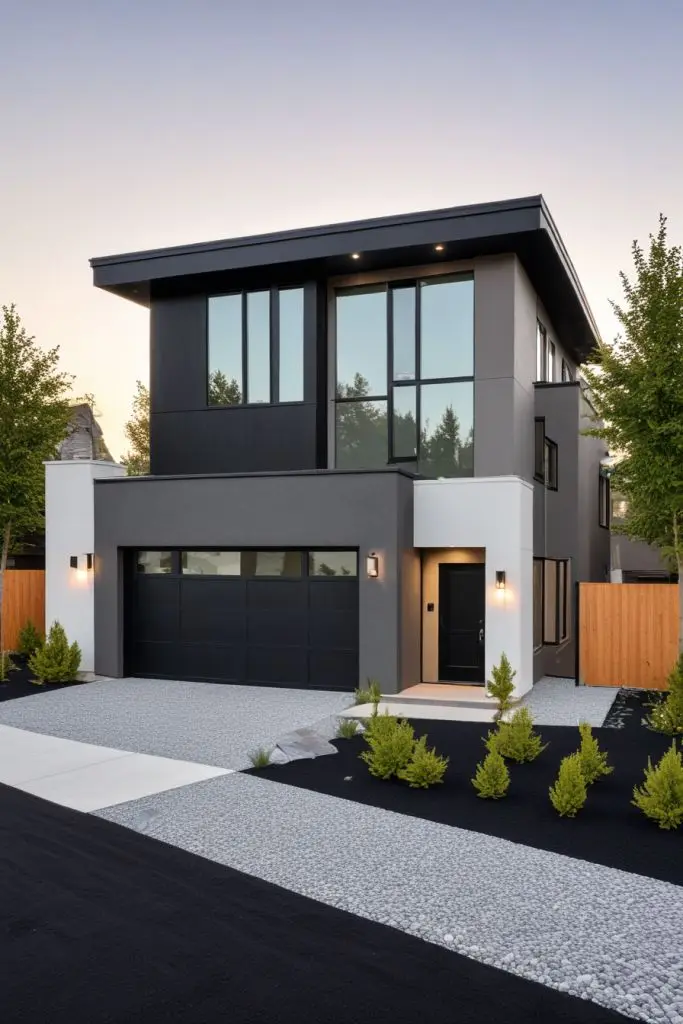 Modern Minimalist Design Aluminum Alloy Garage Door Suitable for Household Use High Quality Garage Door Outdoor Garage Door