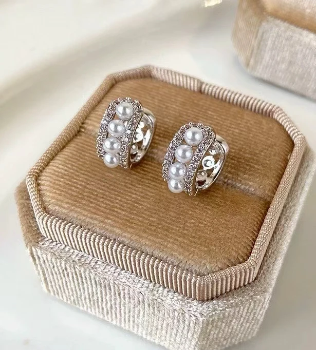 

Оптовая продажа, серьги из стерлингового серебра 925 пробы, фурнитура для крепления, базовые монтажные детали, аксессуар для жемчуга 3 мм, 5 пар/лот