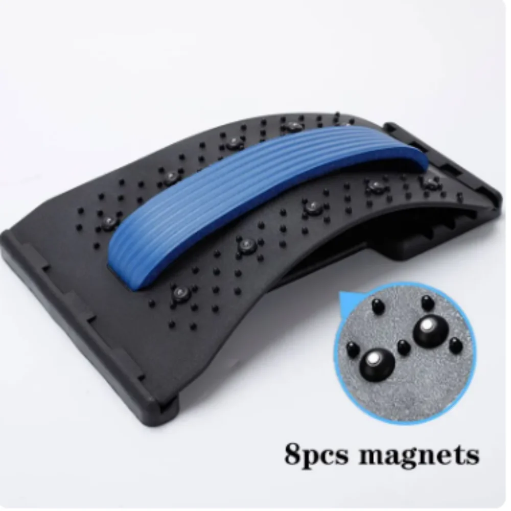 Magnetic Therapy Back Stretcher Multi-Level Adjustable Massager Waist Neck Fitness Lumbar Cervical Spine Cervical Spine Support