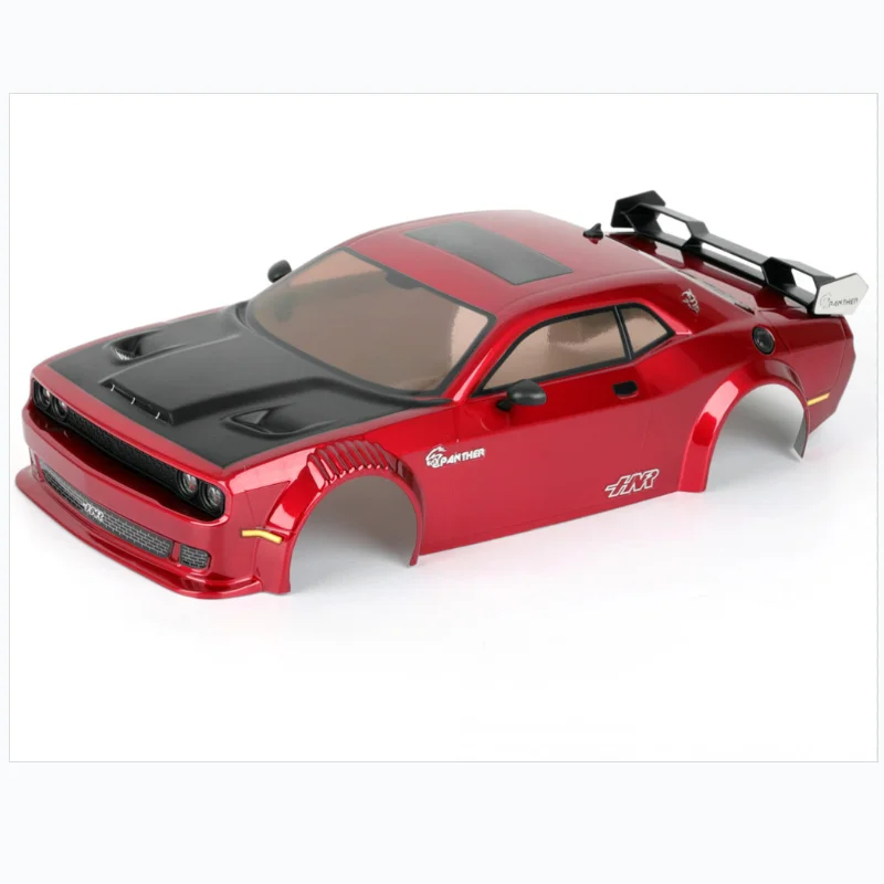 HNR H98249 H98248-1 H98248-2 Pre-assembled Red Bodyshell Kit with light For H9802 Black Panther  brushless 1/10 Model Car