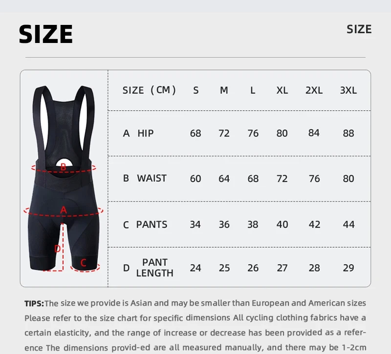 YKYWBIKE Herren-Radtrikot-Shorts für den Sommer 7H Paris HP Gepolsterte Elastische Atmungsaktive Rennrad-Fahrrad-Trägerhose – Detail 3