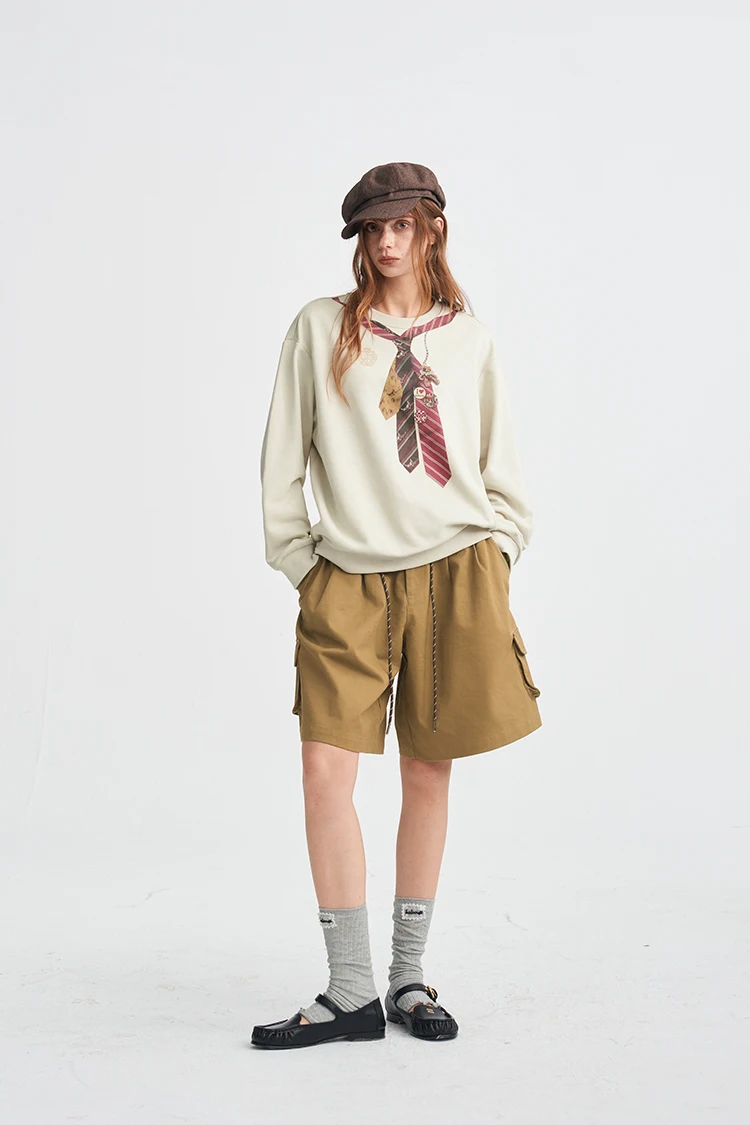 ELFSACK Damen-Sweatshirt mit Grafik- und Slogan-Print, Alltags-Outdoor-Oberteil – Detail 35