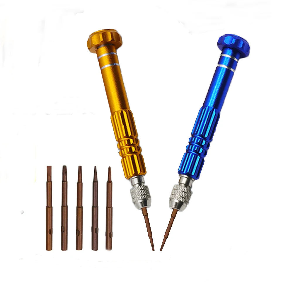 1Piece Precision Screwdrivers Set S2 Alloy Steel Bits Non-slip Handle for Mobile Cell Phone Tablet Repair Opening Tools