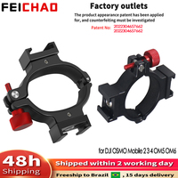 Gimbal O Ring Extension Clip Cold Shoe Adapter 1/4 Rosette Gear for DJI OSMO Mobile 2 3 4 OM5 OM6 OM7 7P MIC Light Phone Holder