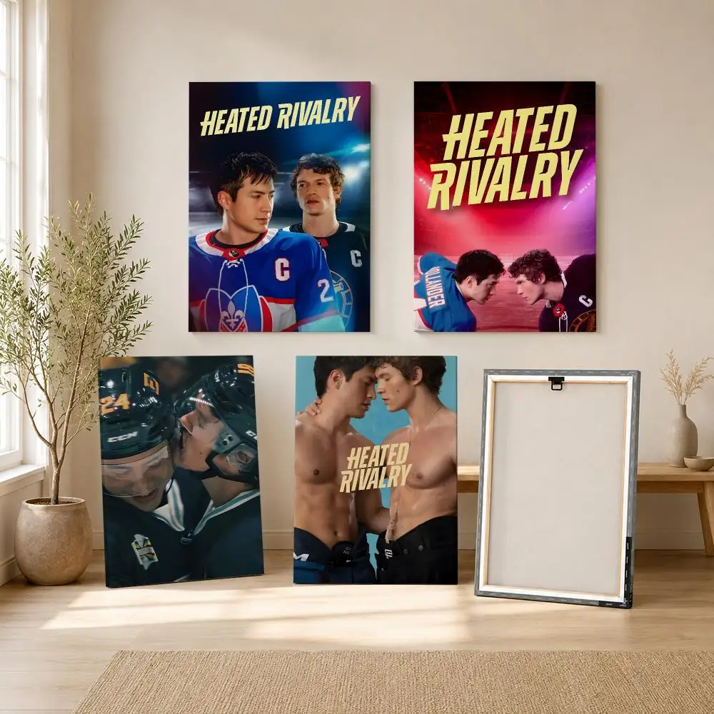 Movie H-heated Rivalry Painting Calligraphy HD Canvas Wall Art With Inner Frame Gallery Wrapped Ready To Hang Home Decor
