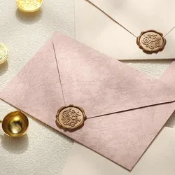 5pcs Thick Texture Envelopes Kawaii Letter Pads Cover for Wedding Party Gift Packing Letter Pad Postcard Cover Korean Stationery