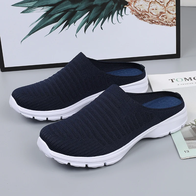 Summer Mesh Men Home Slippers Casual Shoes for Women Slippers Flip Flops Soft Comfort Couple House Slippers Zapatillas Hombre