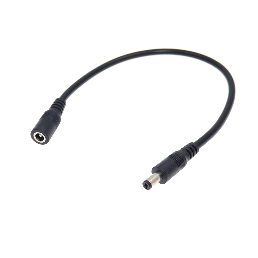 DC Male to Female Power Extension Cable 18AWG 10A For CCTV Cord Adapter Security Camera extend Connector 5.5x2.5mm / 5.5x2.1mm