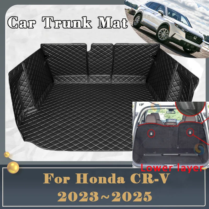 

Car Trunk Mat For Honda CR-V CRV CR V 2023 2024 2025 Dirt-resistant Fully Surrounded Trunk Mat Rear Cargo Tray Car Accessories