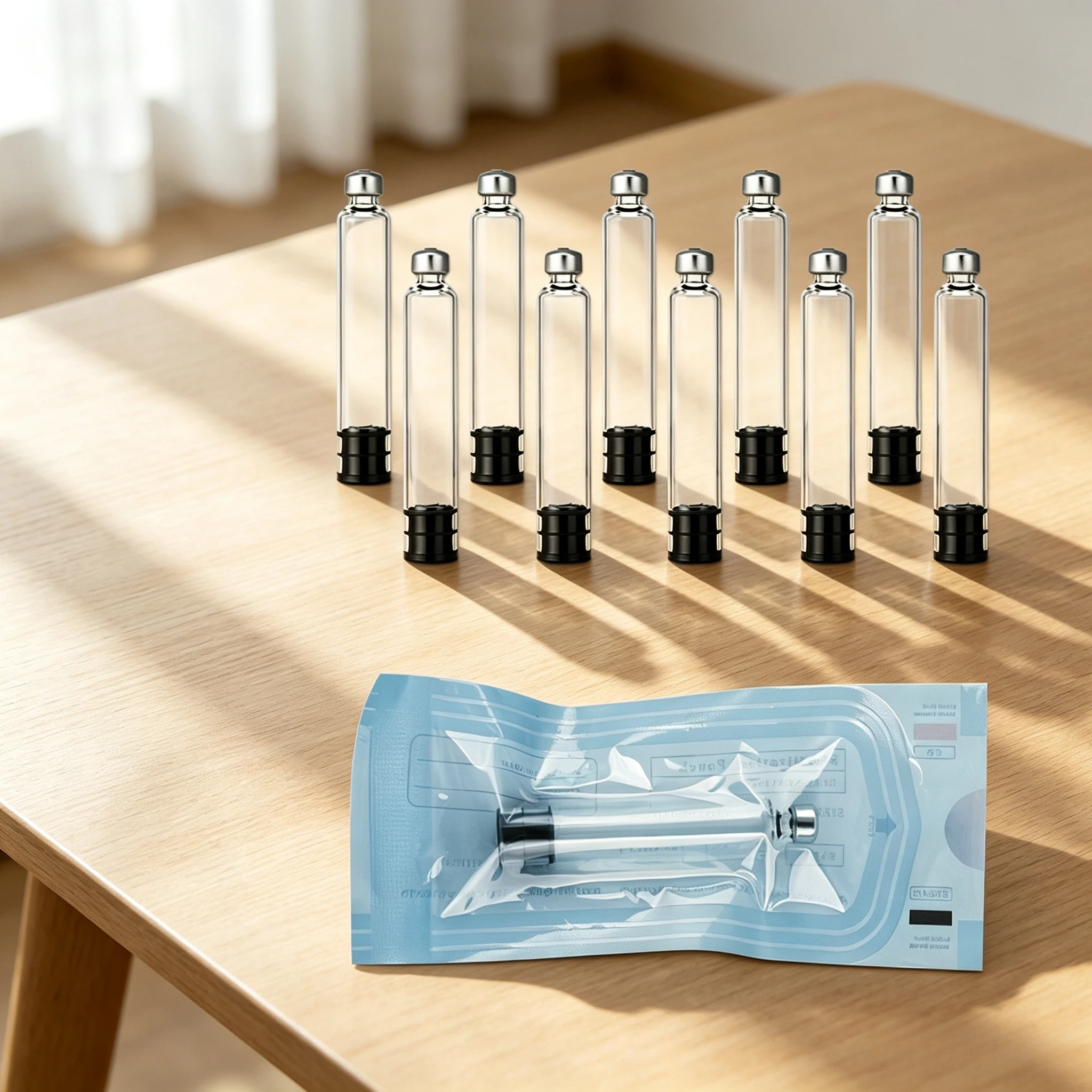 10/20pc 3ml Insulin Cartridge Cassette Glass Empty Bottle Individual Pack Insulin Injection Pen Personal Health Care Accessories