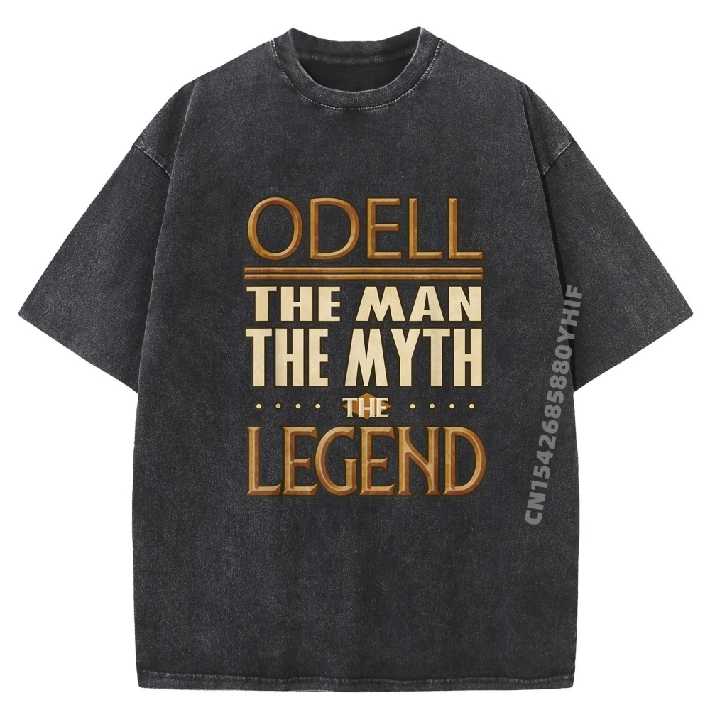 

Odell The Man The Myth The Legend Дизайнерская футболка Мужская одежда Семейная роскошная дизайнерская мужская стираная одежда