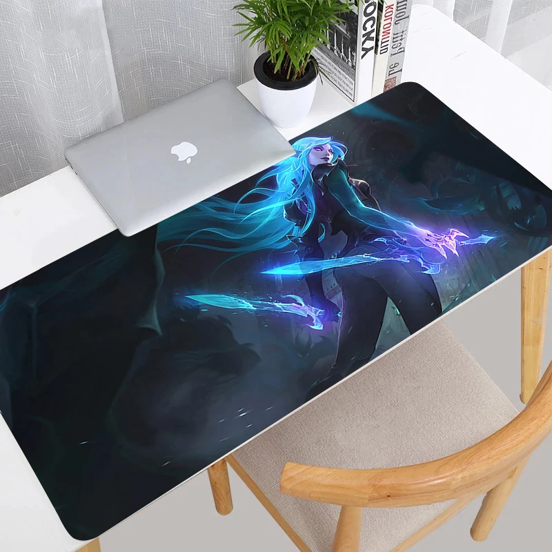 Katarina League Of Legends Gaming Mouse Pad Computer Gamer Accessories Non Slip Anime Mousepad Laptop Decorative Desk Mat Carpet