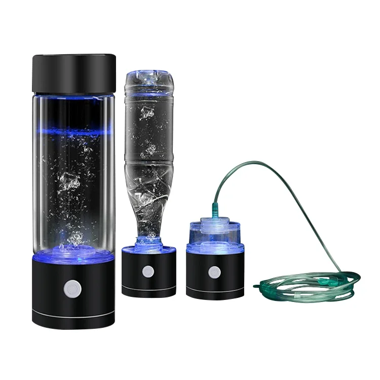

z 400ML health care portable SPE/PEM alkaline hydrogen generator water bottle