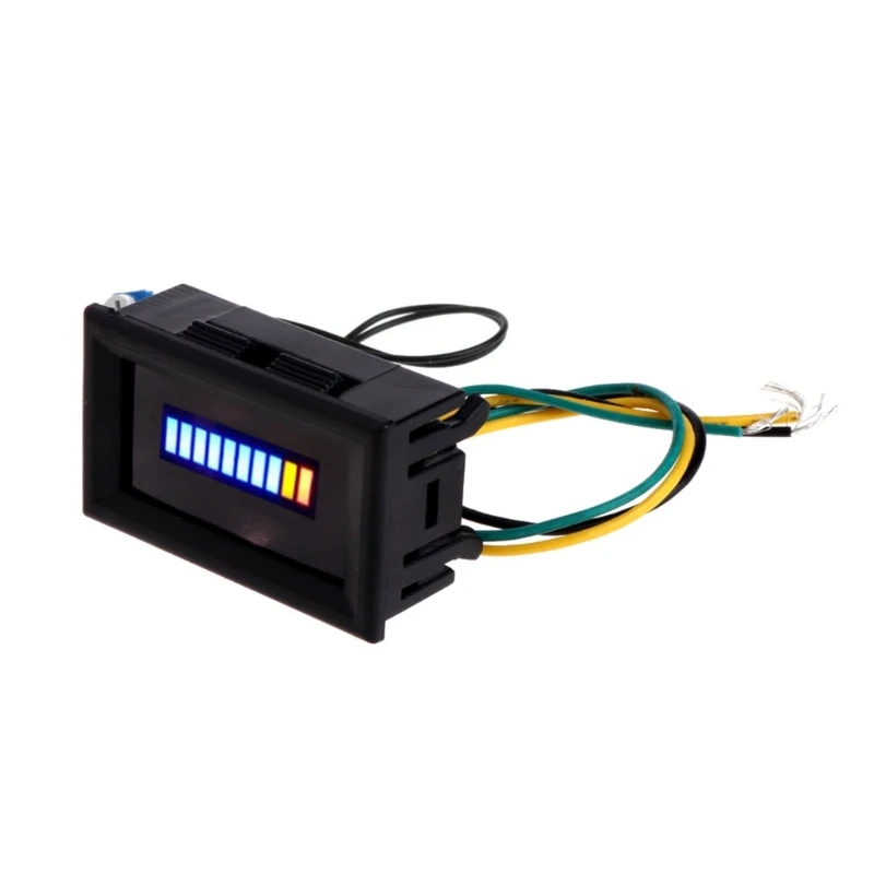 Kxre-universal Led Oil Gauge Ajustável Apto para Motocicleta Carro Combustível Nível Gauge 12v