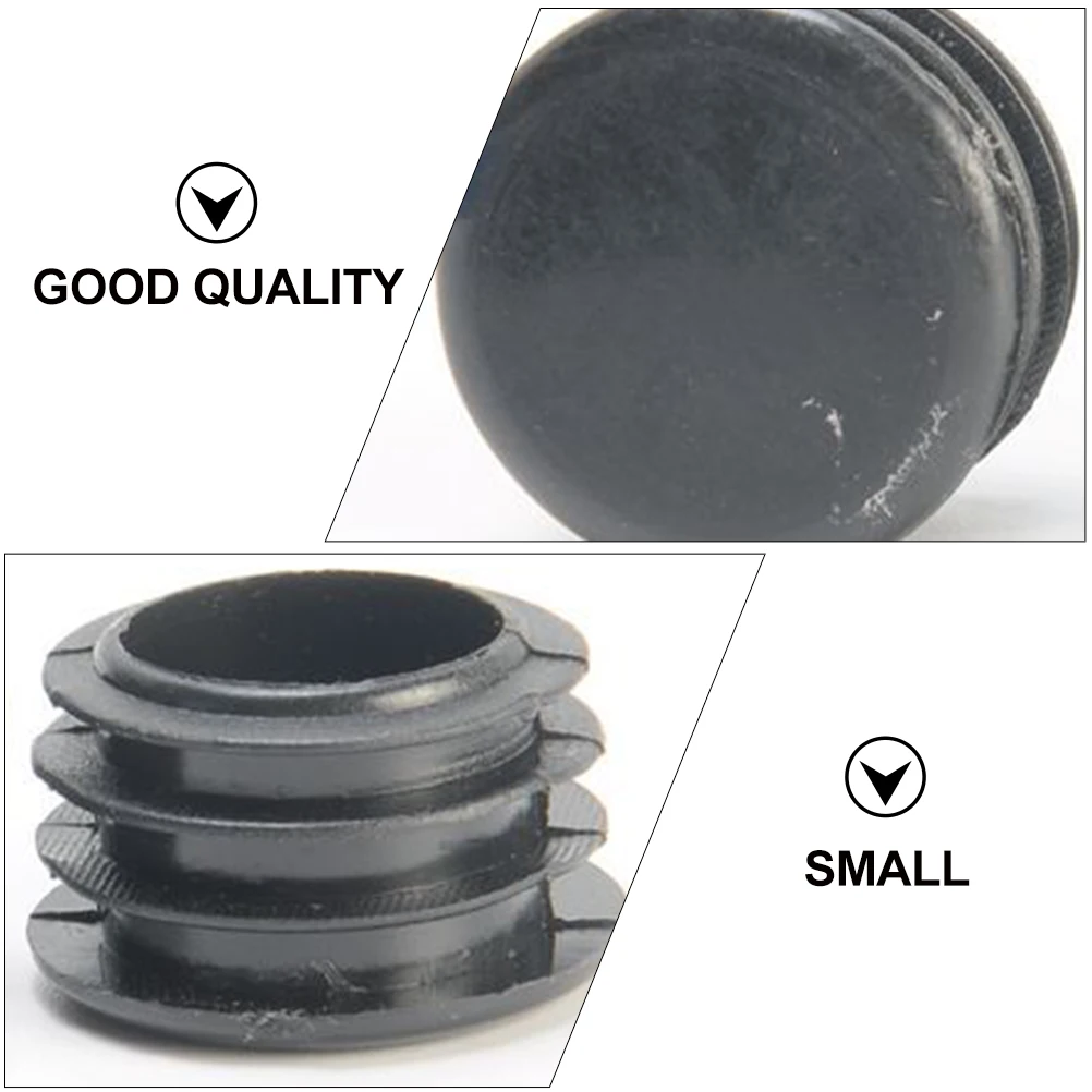 

12Pcs Handlebar End Plugs Pure Color Plastic Bike End Caps Wear Resistant Small Size Portable for Mountain Road Bike Cycling